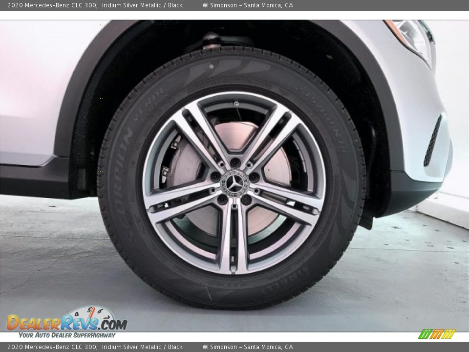 2020 Mercedes-Benz GLC 300 Iridium Silver Metallic / Black Photo #9