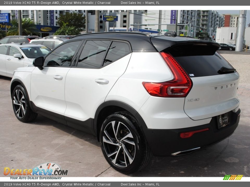 2019 Volvo XC40 T5 R-Design AWD Crystal White Metallic / Charcoal Photo #6