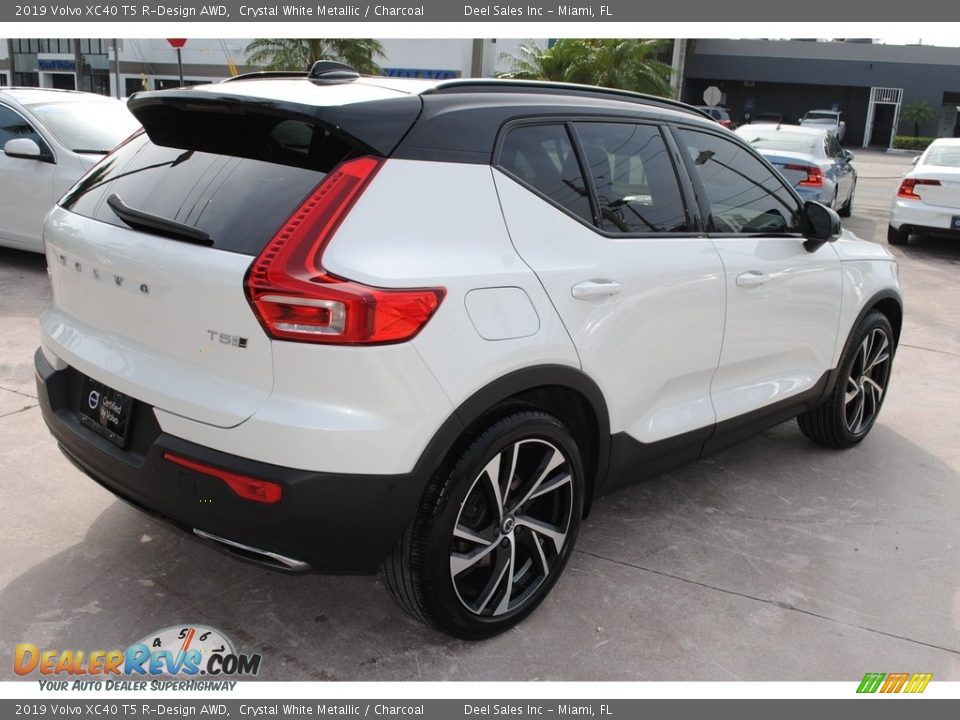 2019 Volvo XC40 T5 R-Design AWD Crystal White Metallic / Charcoal Photo #9