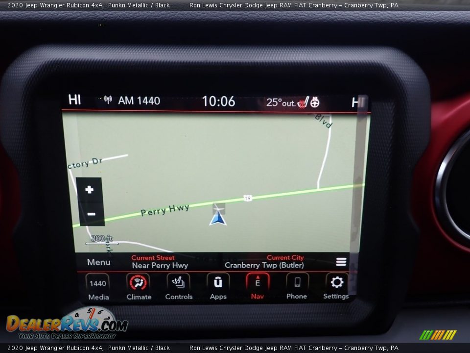 Navigation of 2020 Jeep Wrangler Rubicon 4x4 Photo #14