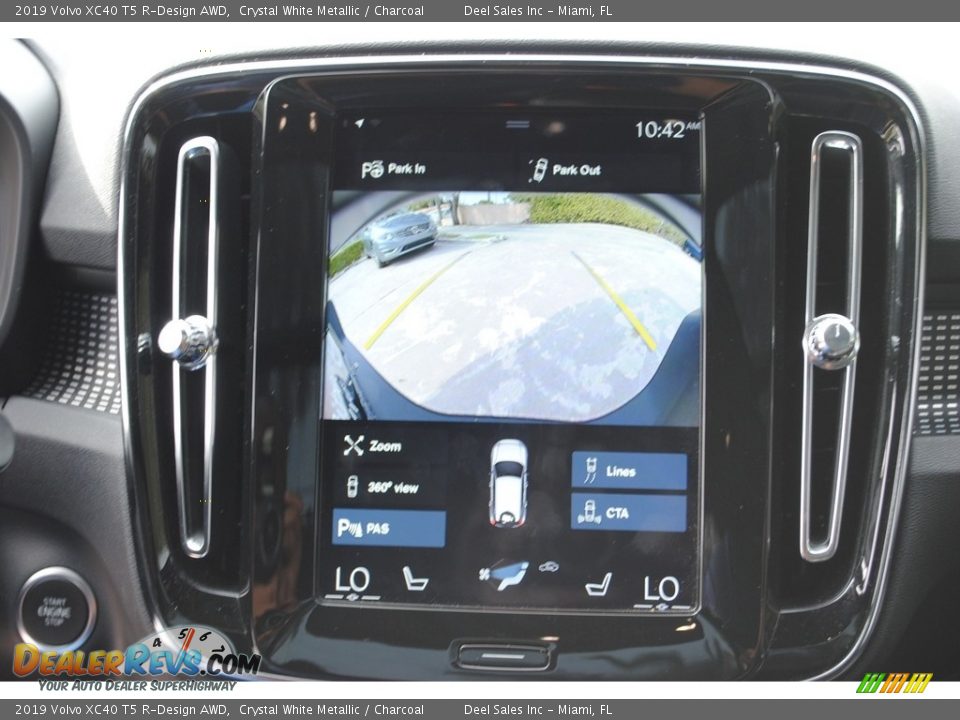 2019 Volvo XC40 T5 R-Design AWD Crystal White Metallic / Charcoal Photo #19