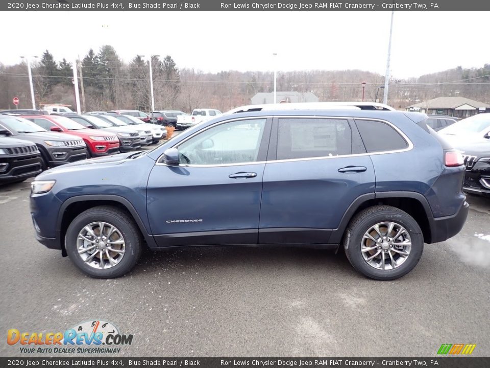 2020 Jeep Cherokee Latitude Plus 4x4 Blue Shade Pearl / Black Photo #2