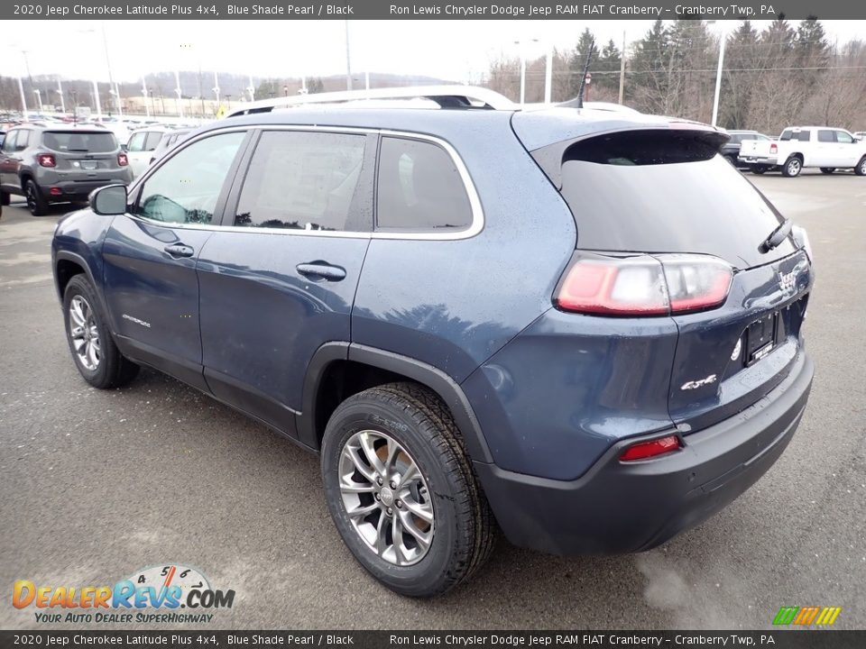 2020 Jeep Cherokee Latitude Plus 4x4 Blue Shade Pearl / Black Photo #3