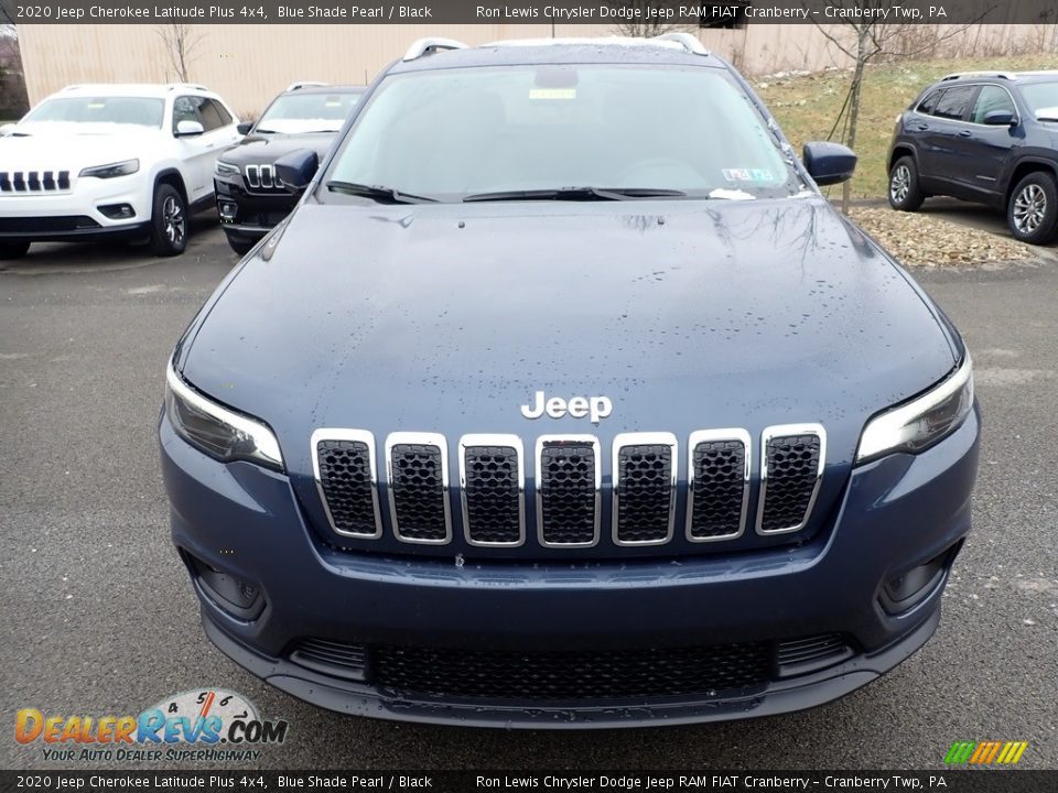 2020 Jeep Cherokee Latitude Plus 4x4 Blue Shade Pearl / Black Photo #8