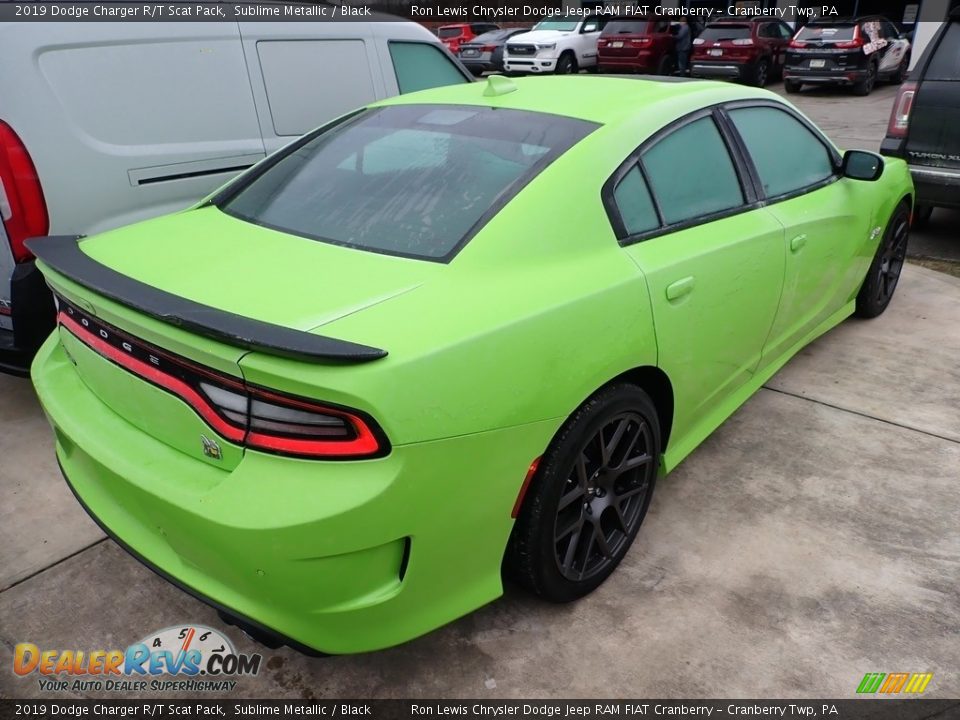 2019 Dodge Charger R/T Scat Pack Sublime Metallic / Black Photo #4