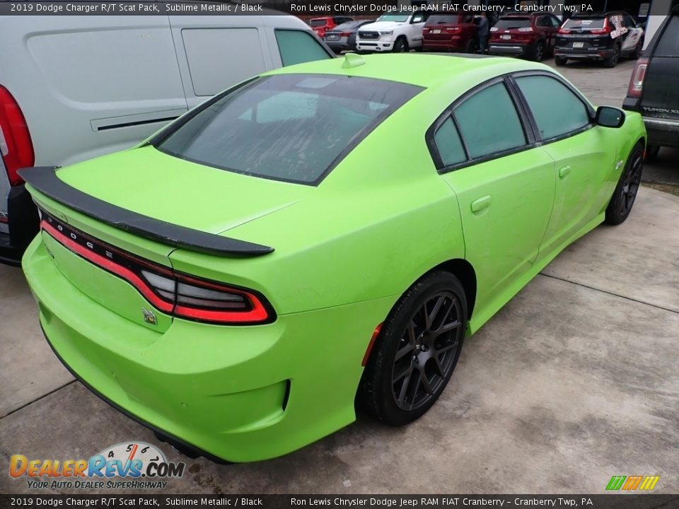 2019 Dodge Charger R/T Scat Pack Sublime Metallic / Black Photo #4