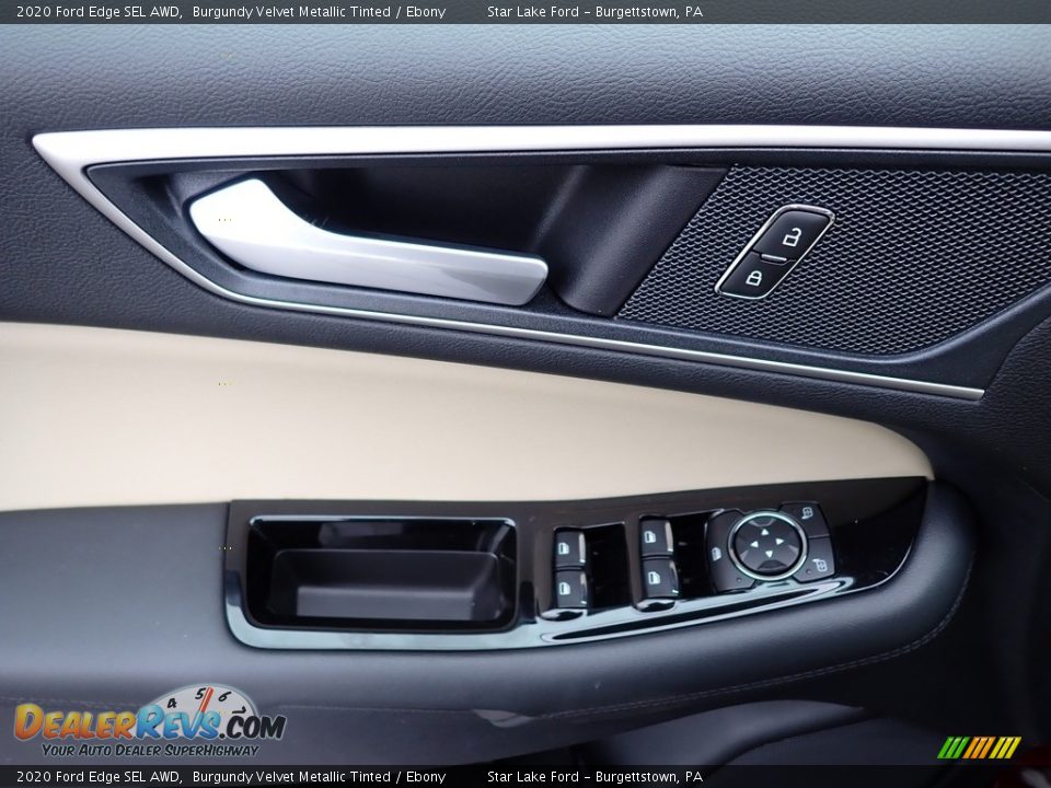 2020 Ford Edge SEL AWD Burgundy Velvet Metallic Tinted / Ebony Photo #14
