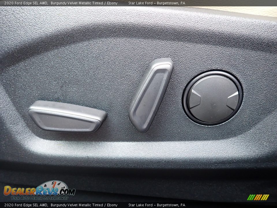 2020 Ford Edge SEL AWD Burgundy Velvet Metallic Tinted / Ebony Photo #16