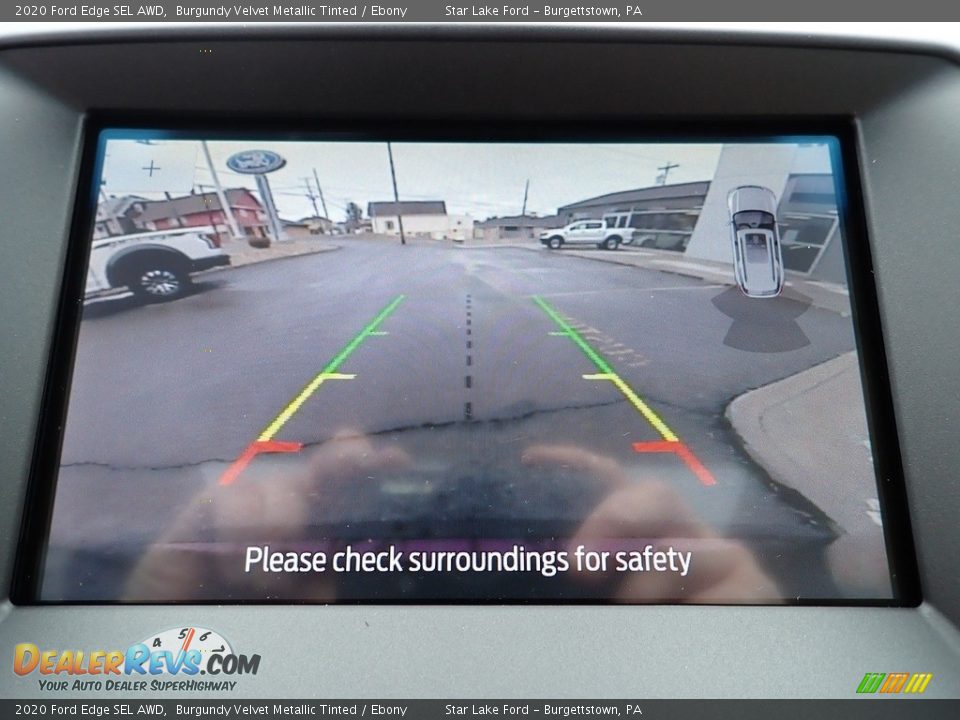 2020 Ford Edge SEL AWD Burgundy Velvet Metallic Tinted / Ebony Photo #18
