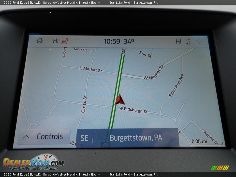 2020 Ford Edge SEL AWD Burgundy Velvet Metallic Tinted / Ebony Photo #19