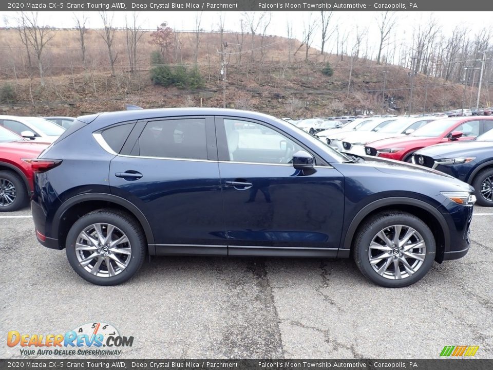 2020 Mazda CX-5 Grand Touring AWD Deep Crystal Blue Mica / Parchment Photo #1