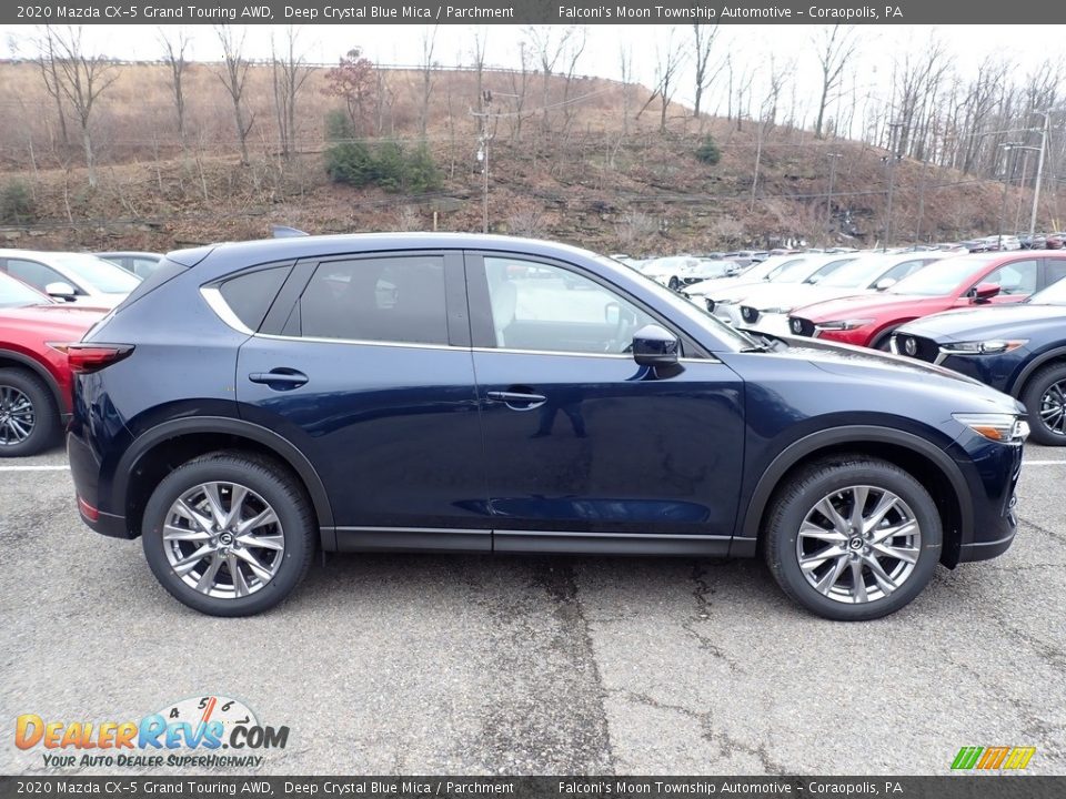 2020 Mazda CX-5 Grand Touring AWD Deep Crystal Blue Mica / Parchment Photo #1