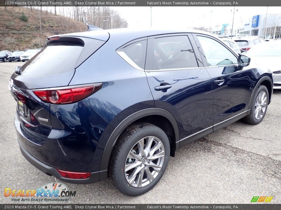 2020 Mazda CX-5 Grand Touring AWD Deep Crystal Blue Mica / Parchment Photo #2