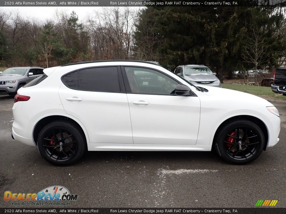 Alfa White 2020 Alfa Romeo Stelvio AWD Photo #7