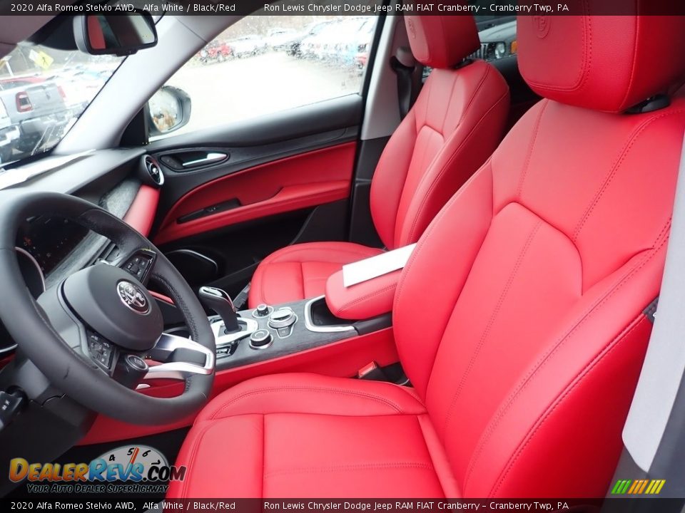 Front Seat of 2020 Alfa Romeo Stelvio AWD Photo #14