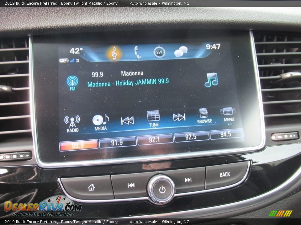 2019 Buick Encore Preferred Ebony Twilight Metallic / Ebony Photo #16