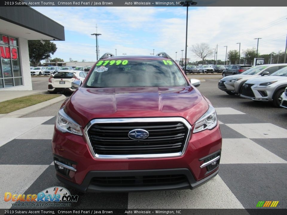 2019 Subaru Ascent Touring Crimson Red Pearl / Java Brown Photo #2