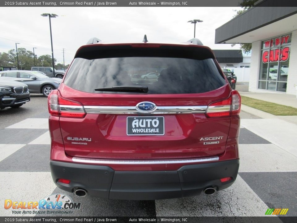 2019 Subaru Ascent Touring Crimson Red Pearl / Java Brown Photo #4