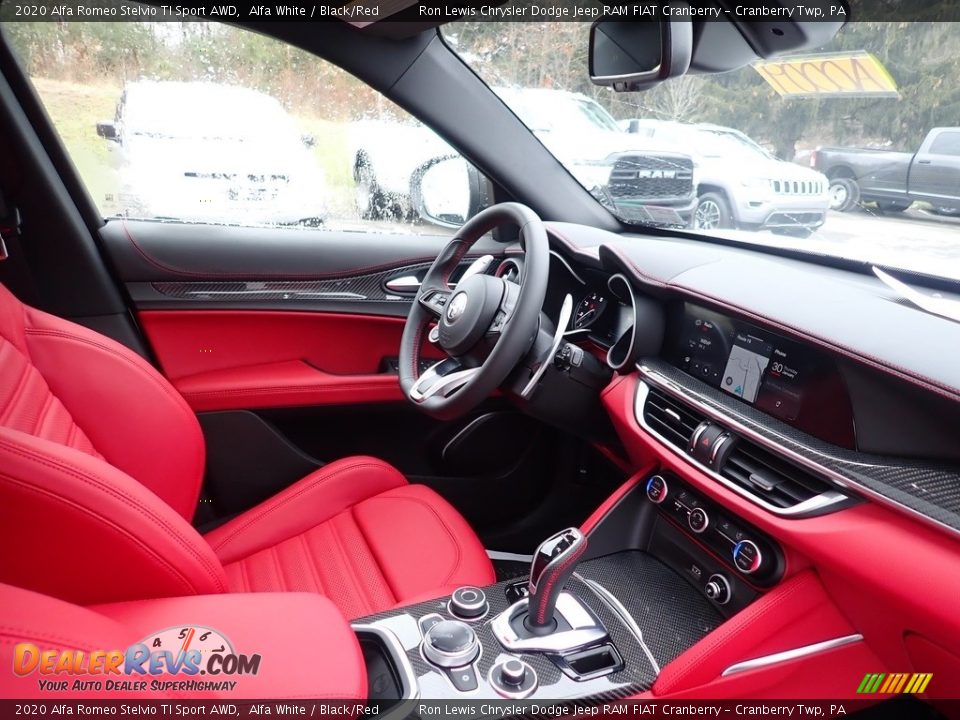 Dashboard of 2020 Alfa Romeo Stelvio TI Sport AWD Photo #11