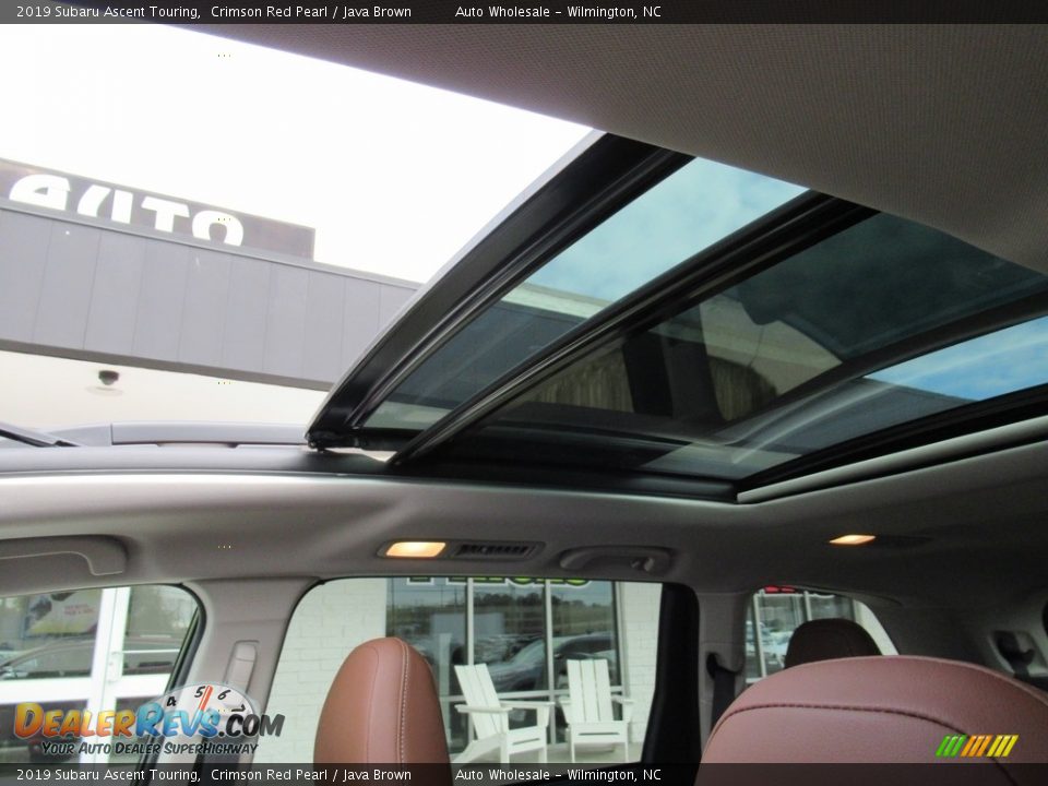 2019 Subaru Ascent Touring Crimson Red Pearl / Java Brown Photo #13