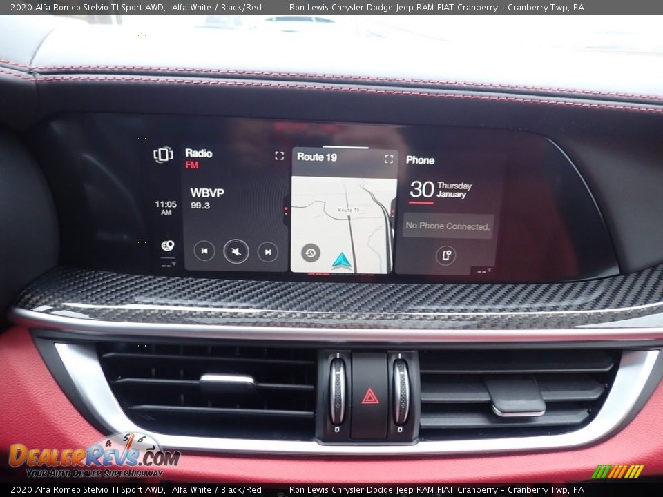 Controls of 2020 Alfa Romeo Stelvio TI Sport AWD Photo #17