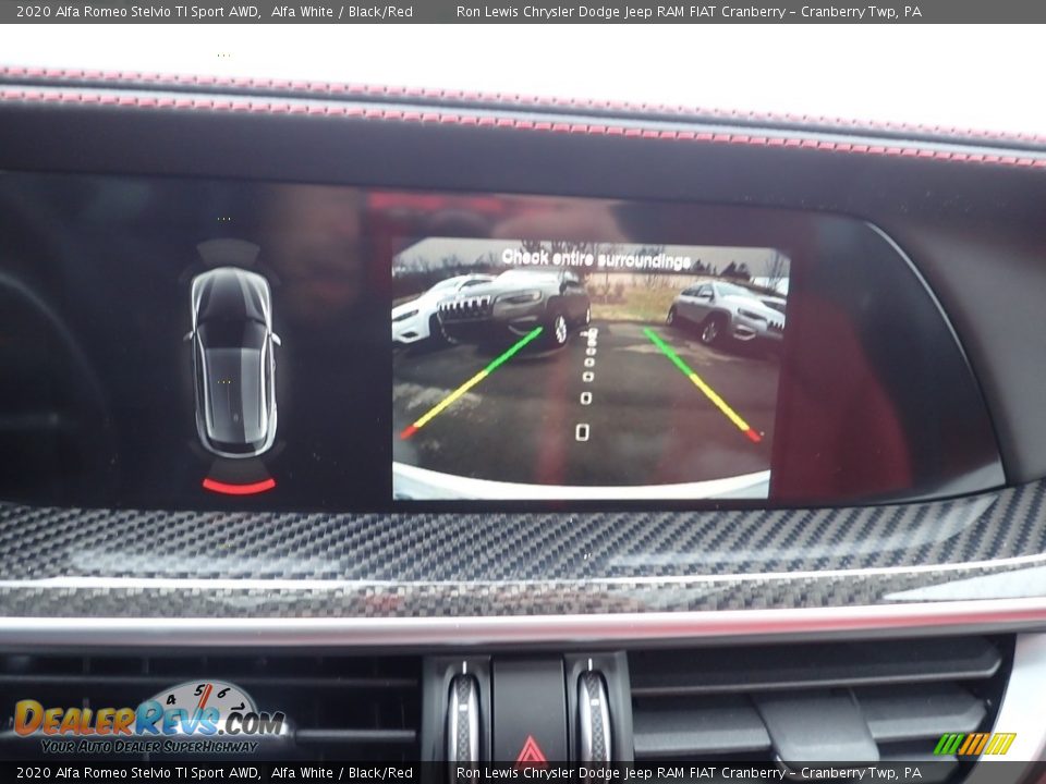 2020 Alfa Romeo Stelvio TI Sport AWD Alfa White / Black/Red Photo #18