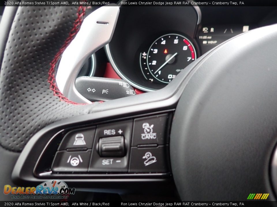 2020 Alfa Romeo Stelvio TI Sport AWD Steering Wheel Photo #20