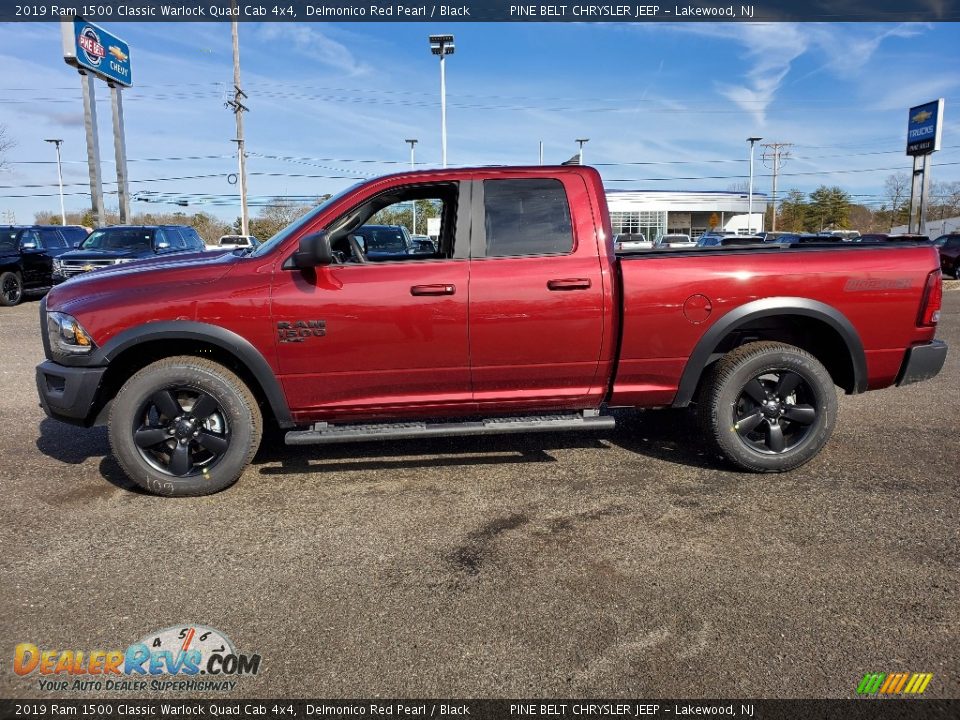 2019 Ram 1500 Classic Warlock Quad Cab 4x4 Delmonico Red Pearl / Black Photo #3