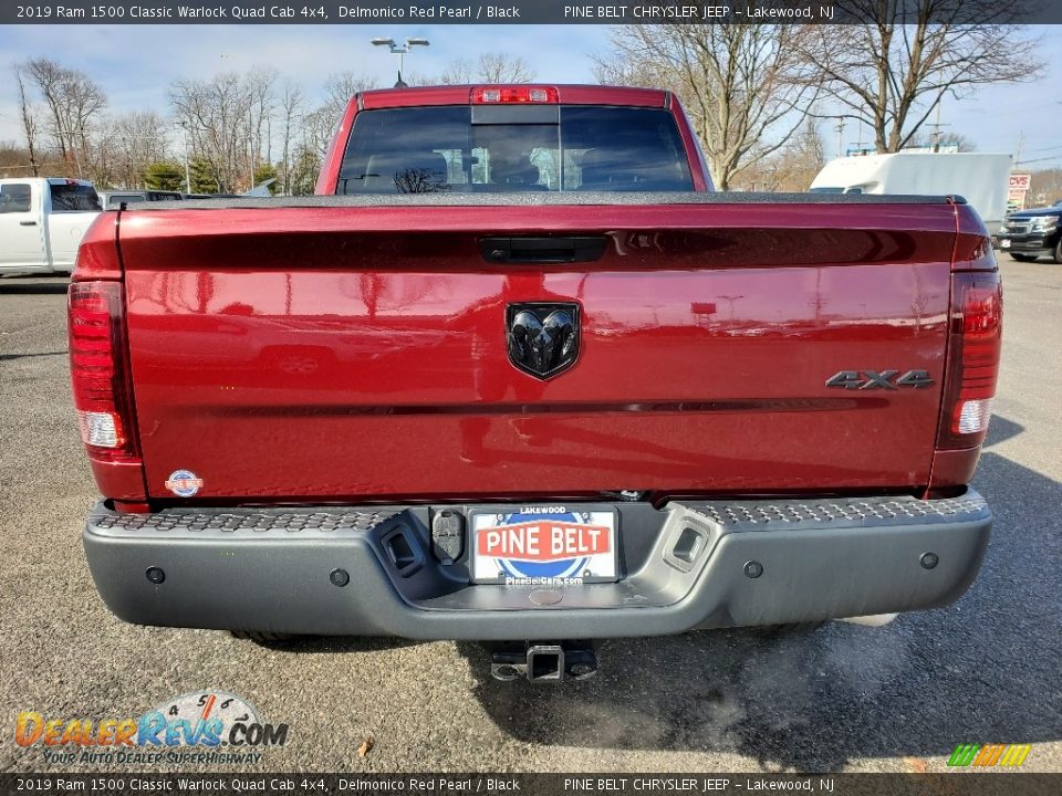2019 Ram 1500 Classic Warlock Quad Cab 4x4 Delmonico Red Pearl / Black Photo #5