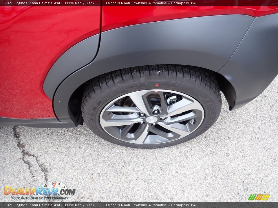 2020 Hyundai Kona Ultimate AWD Pulse Red / Black Photo #7