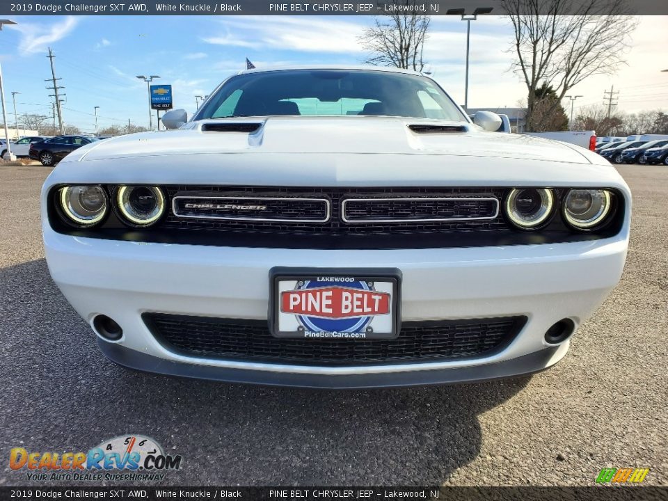 2019 Dodge Challenger SXT AWD White Knuckle / Black Photo #2