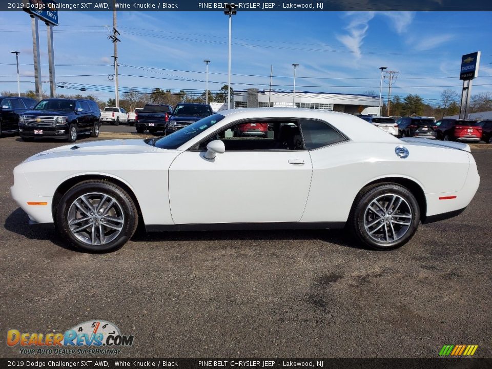 2019 Dodge Challenger SXT AWD White Knuckle / Black Photo #3