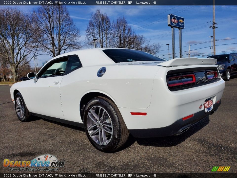 2019 Dodge Challenger SXT AWD White Knuckle / Black Photo #4