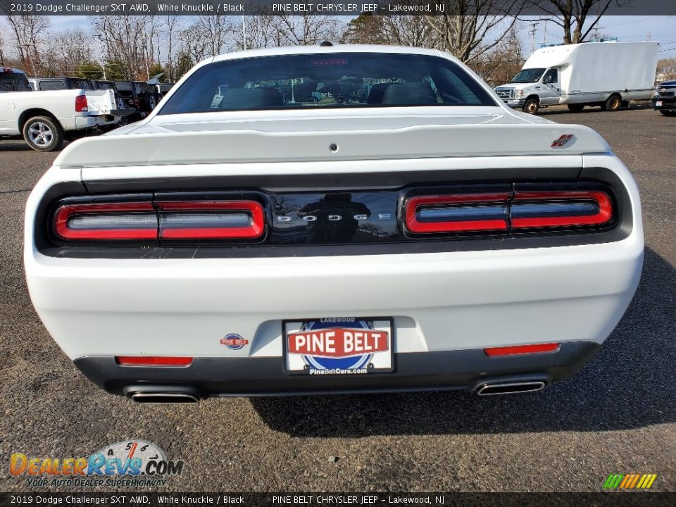 2019 Dodge Challenger SXT AWD White Knuckle / Black Photo #5