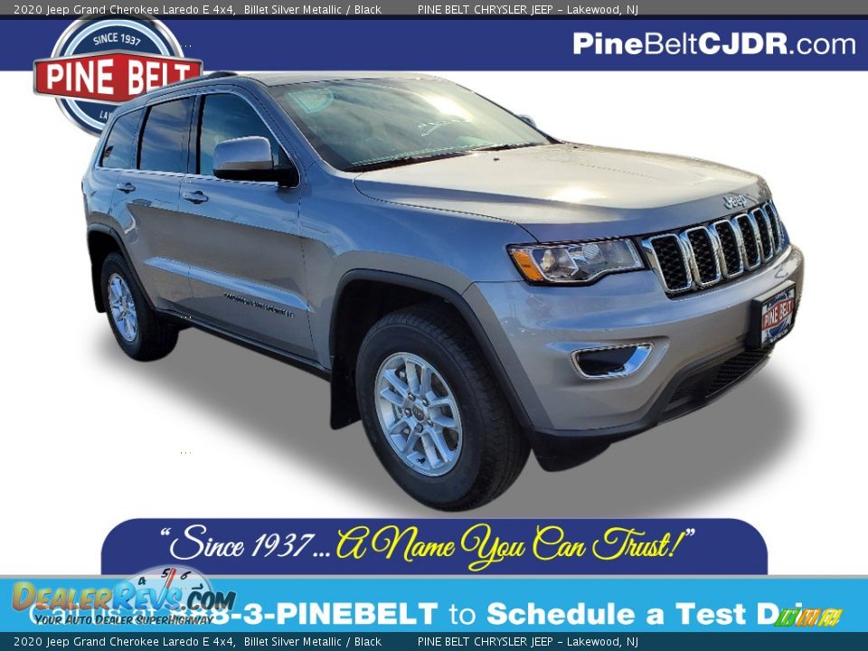 2020 Jeep Grand Cherokee Laredo E 4x4 Billet Silver Metallic / Black Photo #1