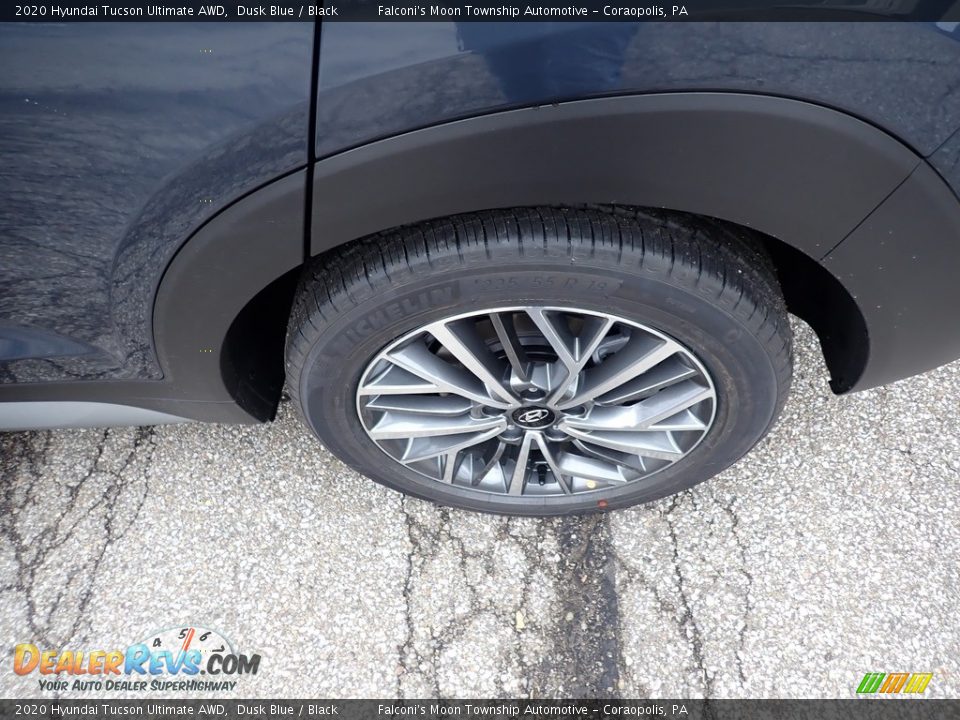 2020 Hyundai Tucson Ultimate AWD Dusk Blue / Black Photo #7