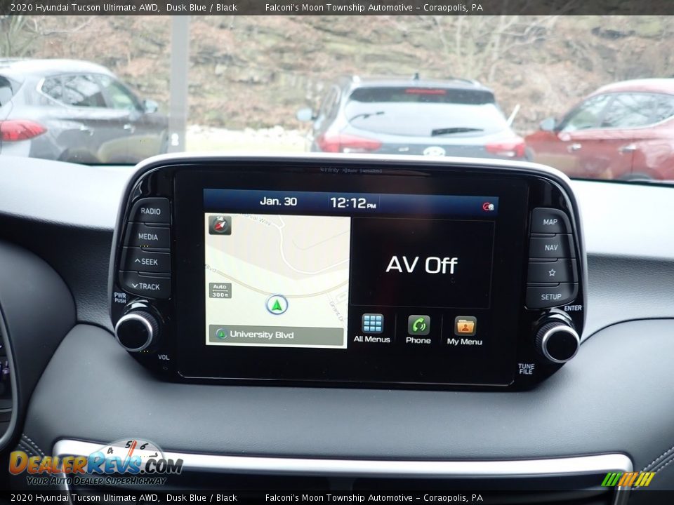 2020 Hyundai Tucson Ultimate AWD Dusk Blue / Black Photo #14