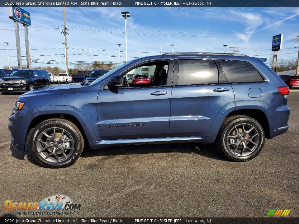 2020 Jeep Grand Cherokee Limited 4x4 Slate Blue Pearl / Black Photo #3