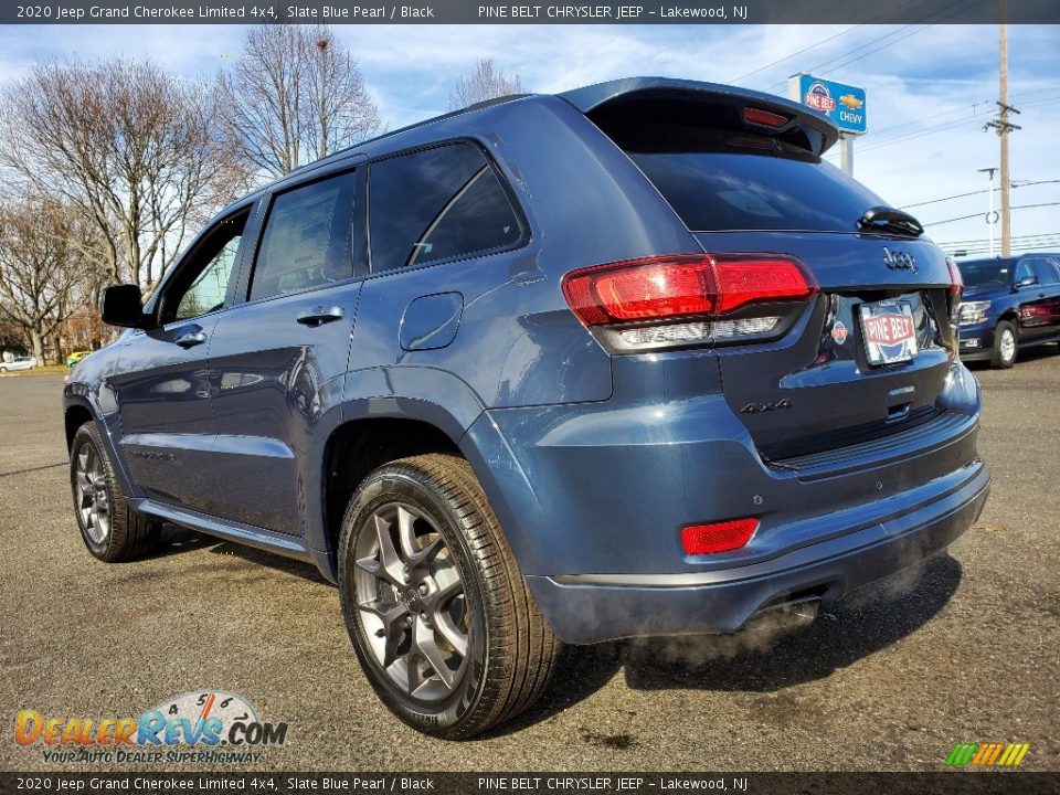 2020 Jeep Grand Cherokee Limited 4x4 Slate Blue Pearl / Black Photo #4