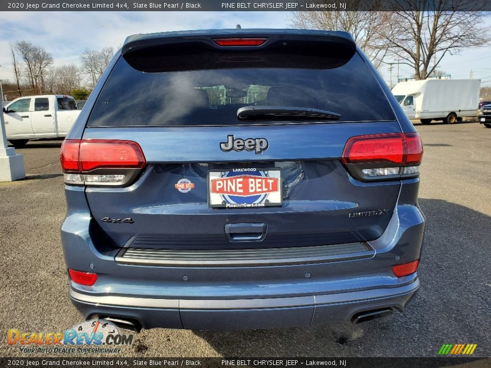 2020 Jeep Grand Cherokee Limited 4x4 Slate Blue Pearl / Black Photo #5