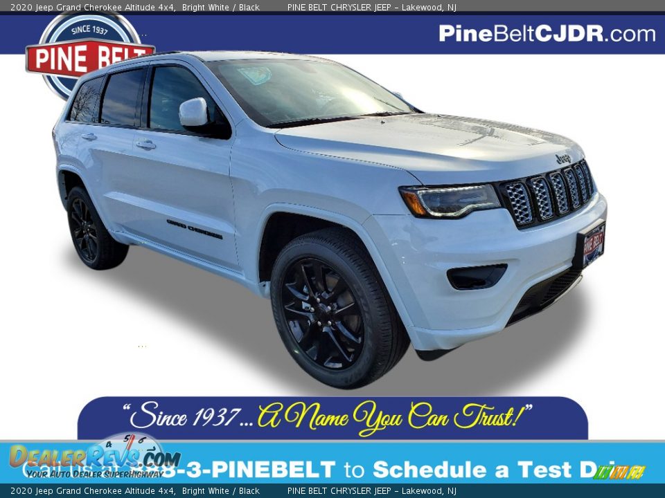 2020 Jeep Grand Cherokee Altitude 4x4 Bright White / Black Photo #1