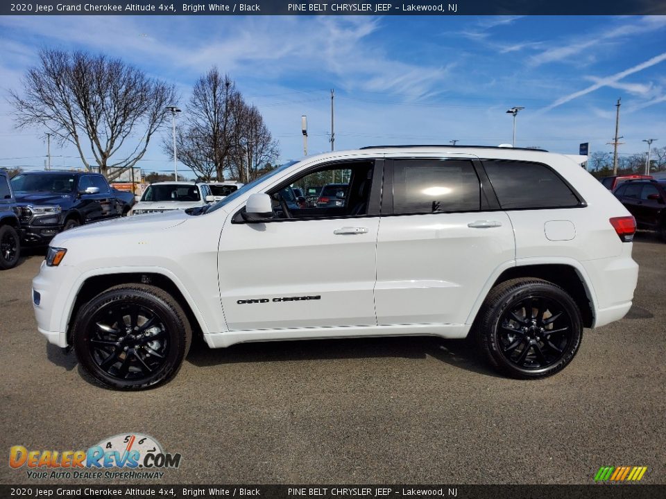 2020 Jeep Grand Cherokee Altitude 4x4 Bright White / Black Photo #3