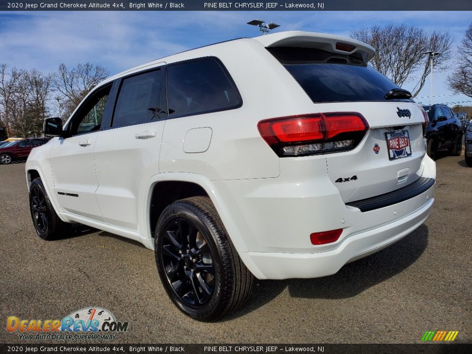 2020 Jeep Grand Cherokee Altitude 4x4 Bright White / Black Photo #4