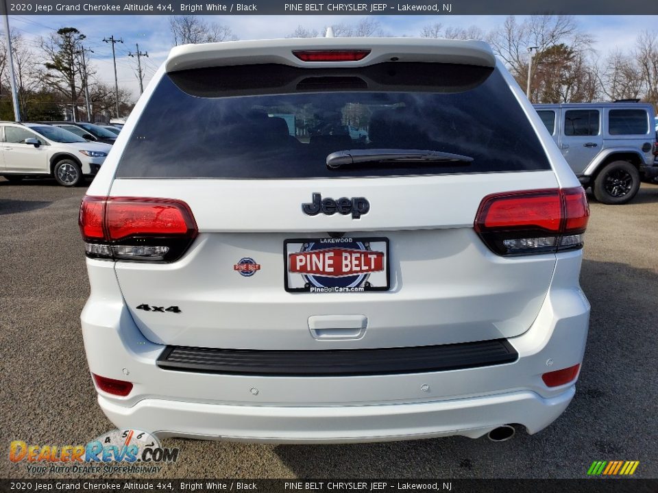 2020 Jeep Grand Cherokee Altitude 4x4 Bright White / Black Photo #5