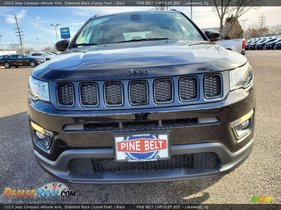 2020 Jeep Compass Altitude 4x4 Diamond Black Crystal Pearl / Black Photo #2