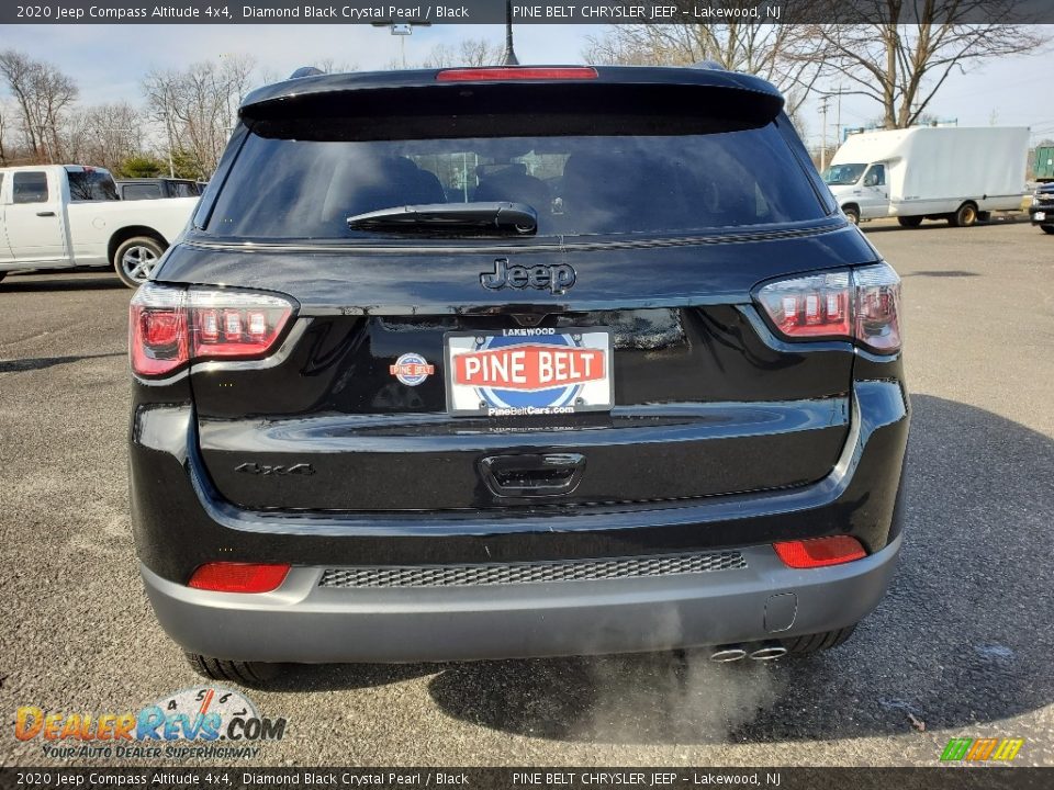 2020 Jeep Compass Altitude 4x4 Diamond Black Crystal Pearl / Black Photo #5