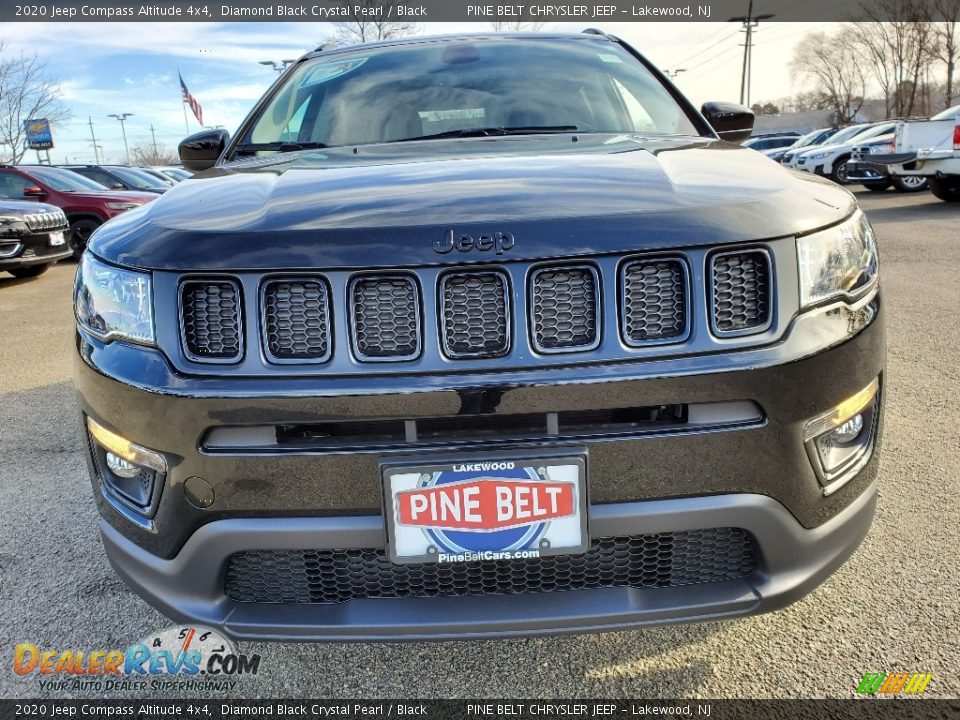 2020 Jeep Compass Altitude 4x4 Diamond Black Crystal Pearl / Black Photo #2