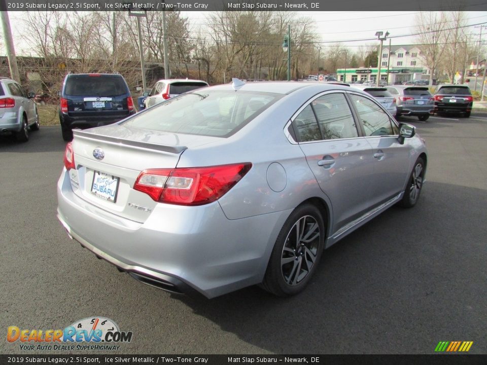 2019 Subaru Legacy 2.5i Sport Ice Silver Metallic / Two-Tone Gray Photo #6