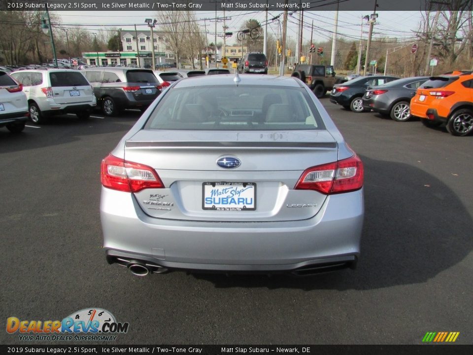 2019 Subaru Legacy 2.5i Sport Ice Silver Metallic / Two-Tone Gray Photo #7