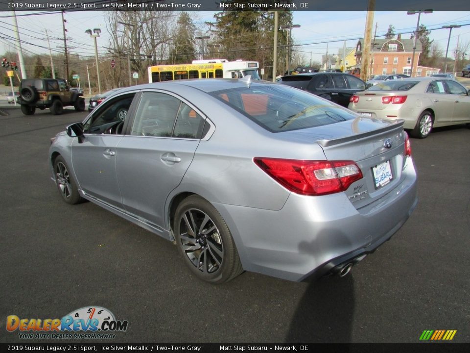 2019 Subaru Legacy 2.5i Sport Ice Silver Metallic / Two-Tone Gray Photo #8